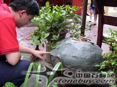 奇石幾百年前從天降 傳老夫妻摸了活百歲